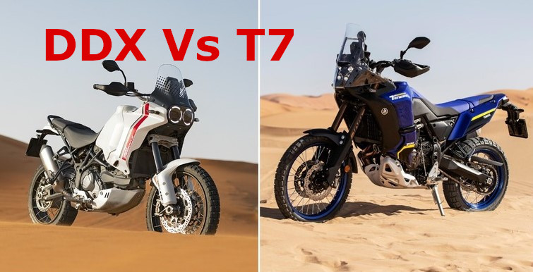 Ducati Desert X vs Yamaha T7